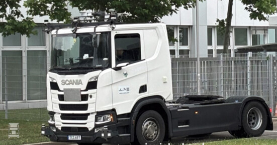 Scania test truck