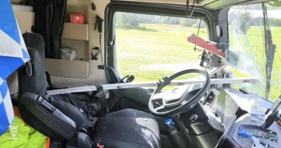 Chauffeur bijna gespiest