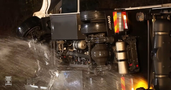 BIGtruck elektrische truck ongeluk