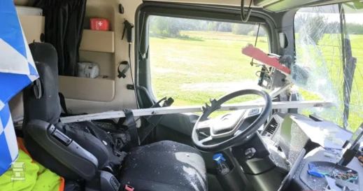 Chauffeur bijna gespiest