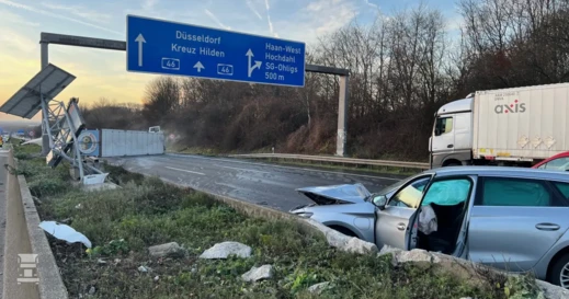 Elektrische truck met ADR ongeluk