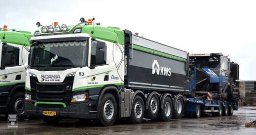 SCANIA QUADRO vd Wiel voor Dieplader gw SCANIA QUADRO vd Wiel voor Dieplader gw