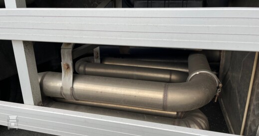 Spaghetti uitlaat truck