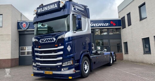 Jan Wijnsma Scania 660S aflevering