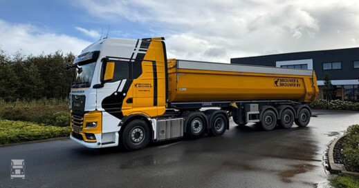 BIGtruck Brouwer en Brouwer kippertrailer