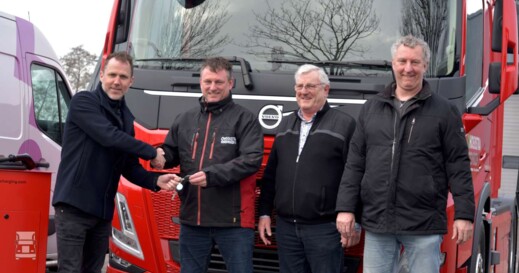 Ronnie Niemarkt (LVS), Jacco, Anne en Rauke Hoekstra