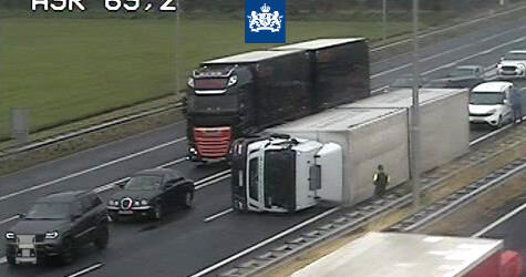 Omgewaaide truck Omgewaaide truck